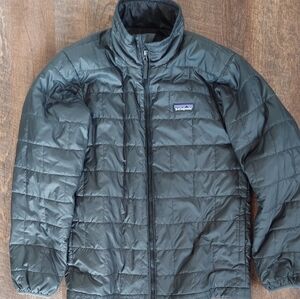 Boys Patagonia Puffer Charcoal Grey